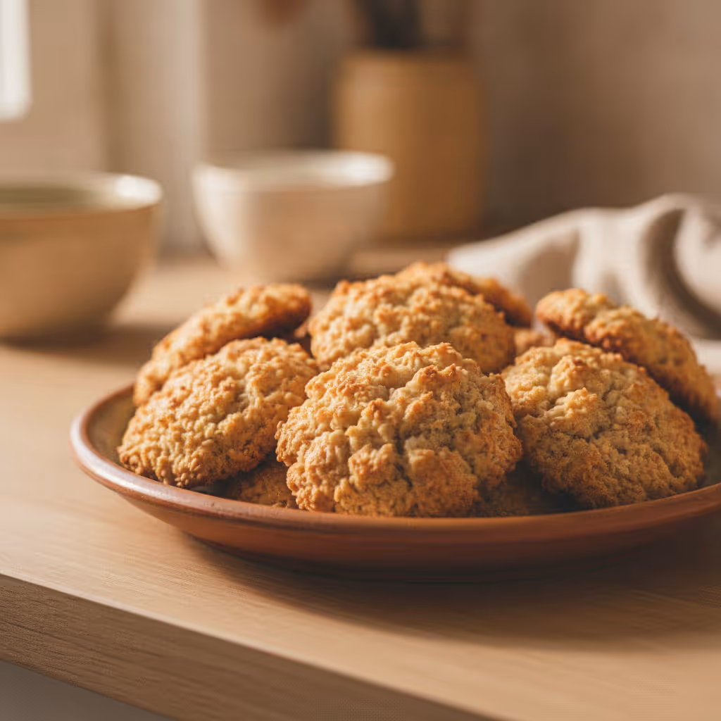 Amaretti alle nocciole senza zucchero, pronto da servire