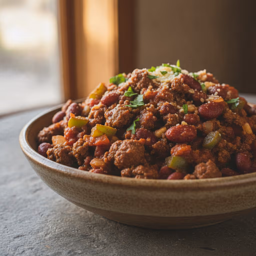 Chili con Carne, pronto da servire