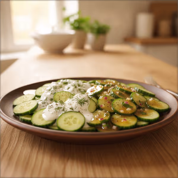 Condimenti per insalata di cetrioli